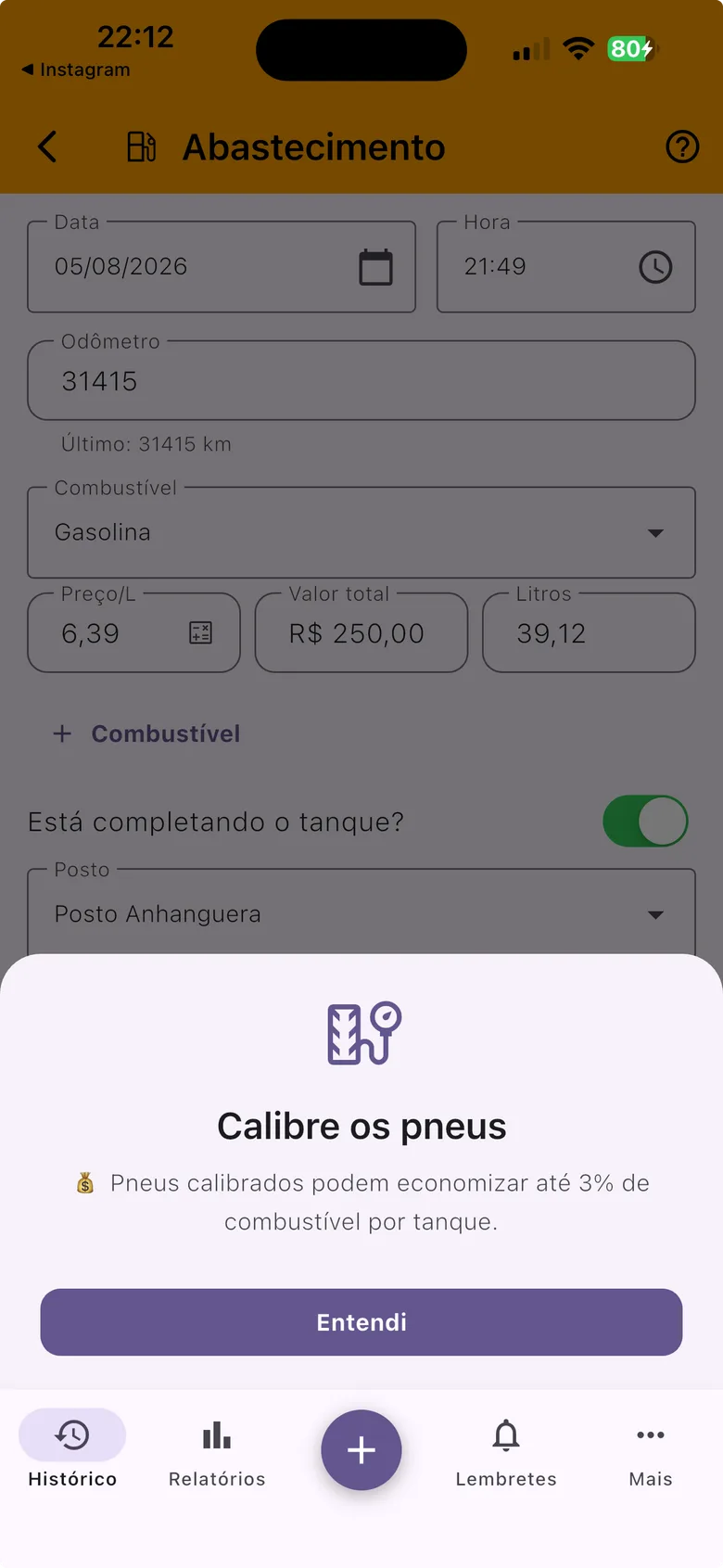 calibre na hora certa